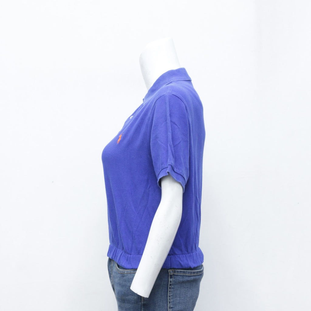 CR3129 Reworked Polo Crop Tops