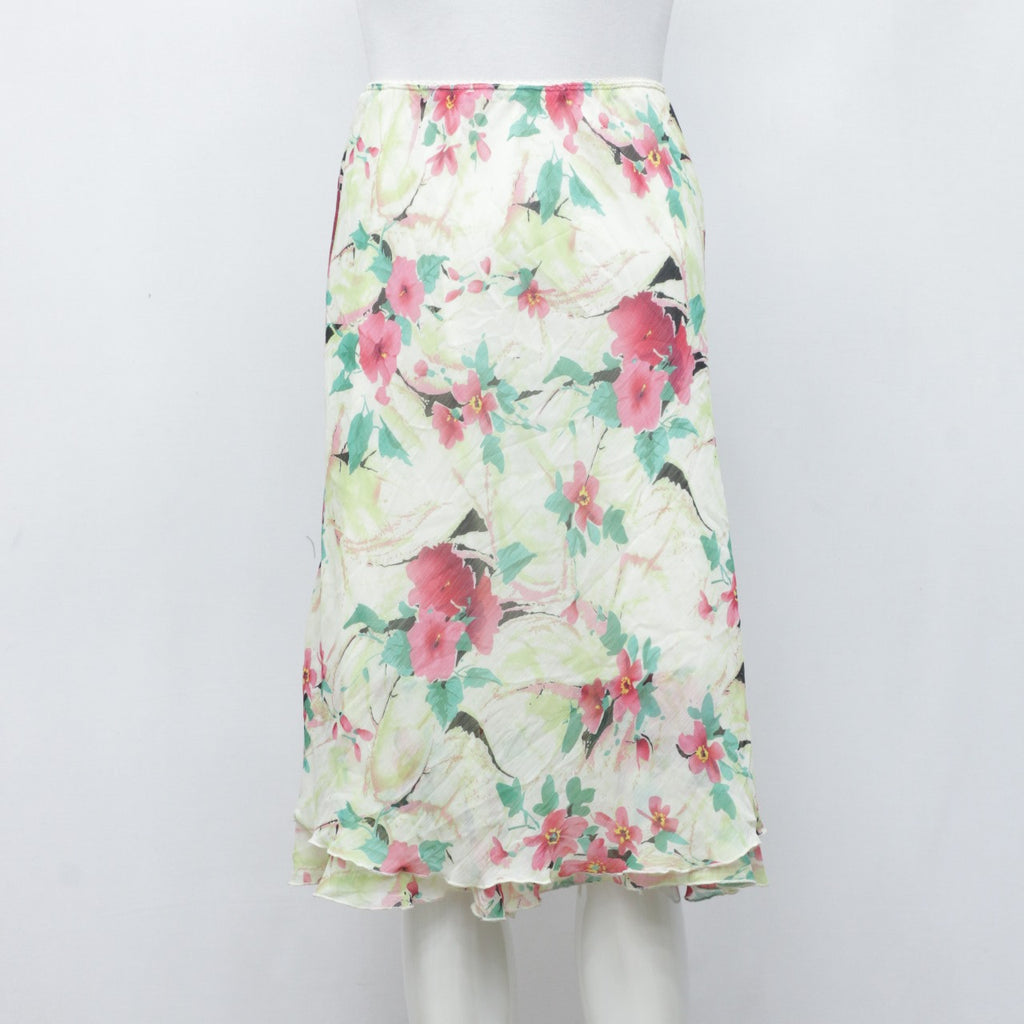 Y2K Flowy Cotton Skirt