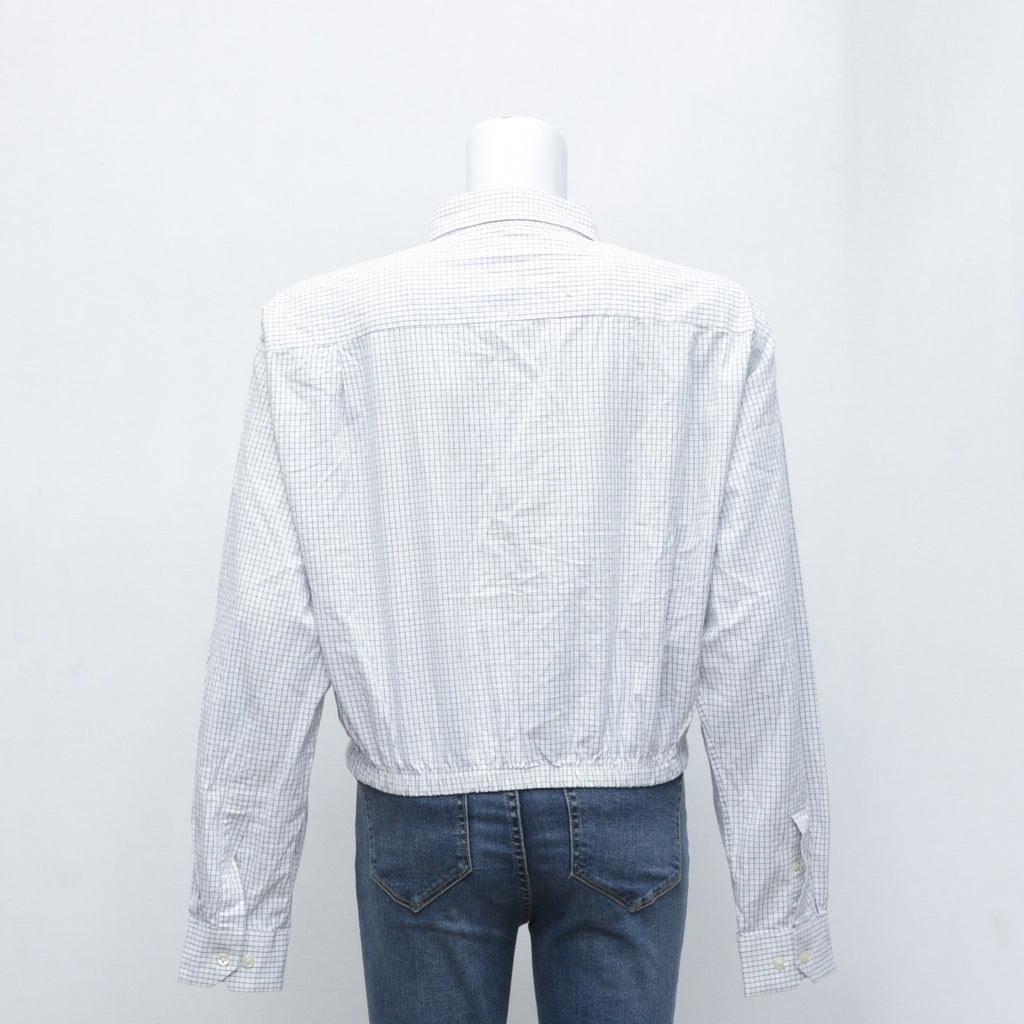 CR3192 Reworked Nautica Zipper Crop Shirt