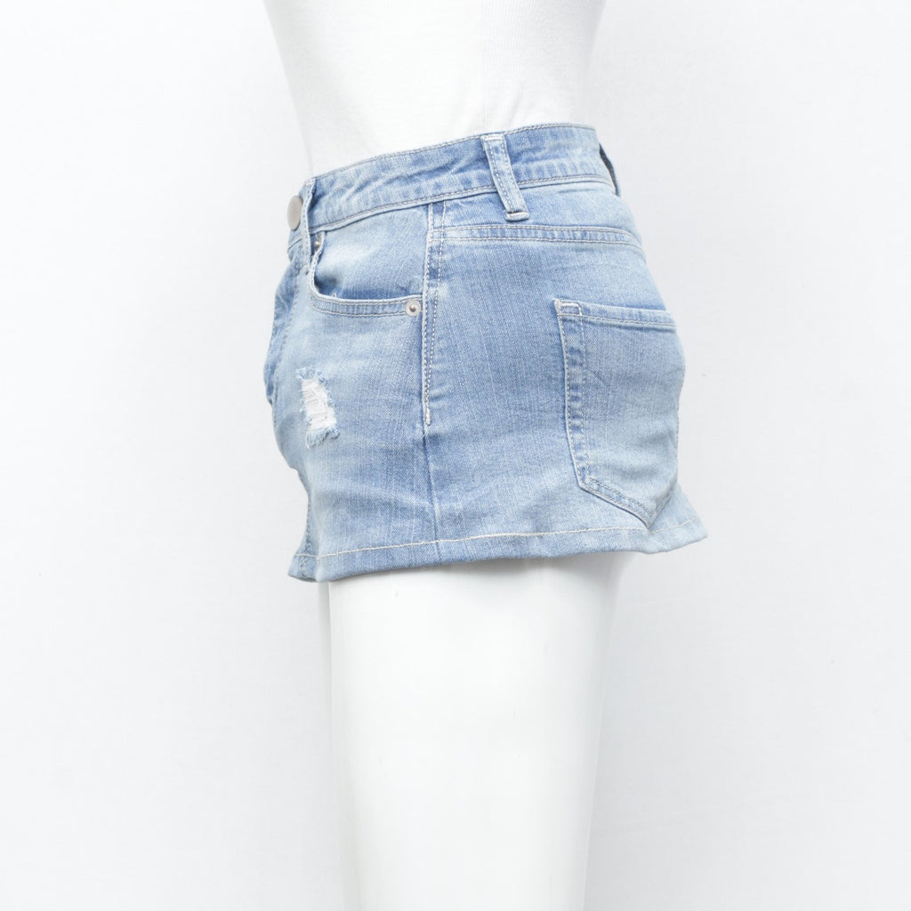 CR3207 Reworked Denim Skirt