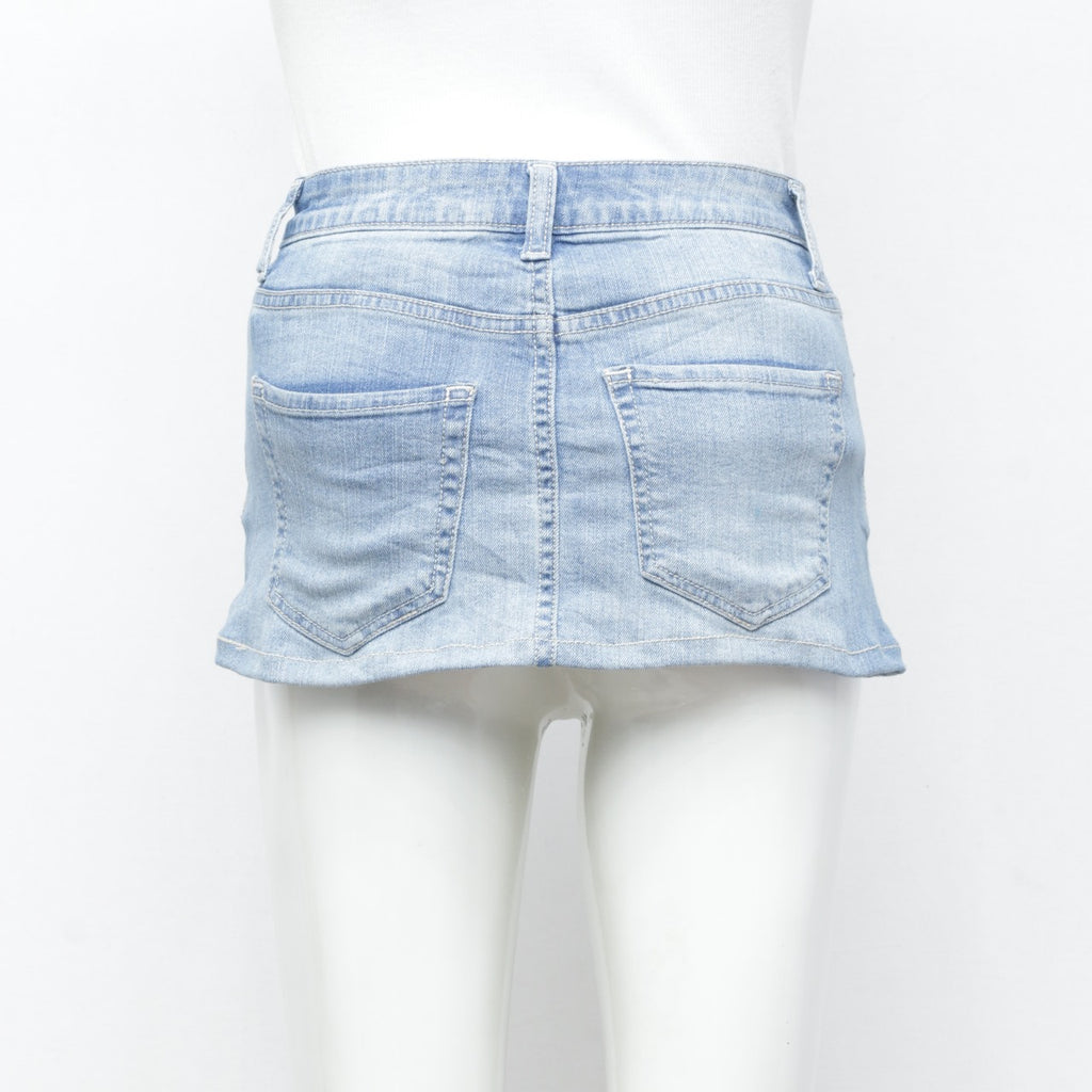 CR3207 Reworked Denim Skirt