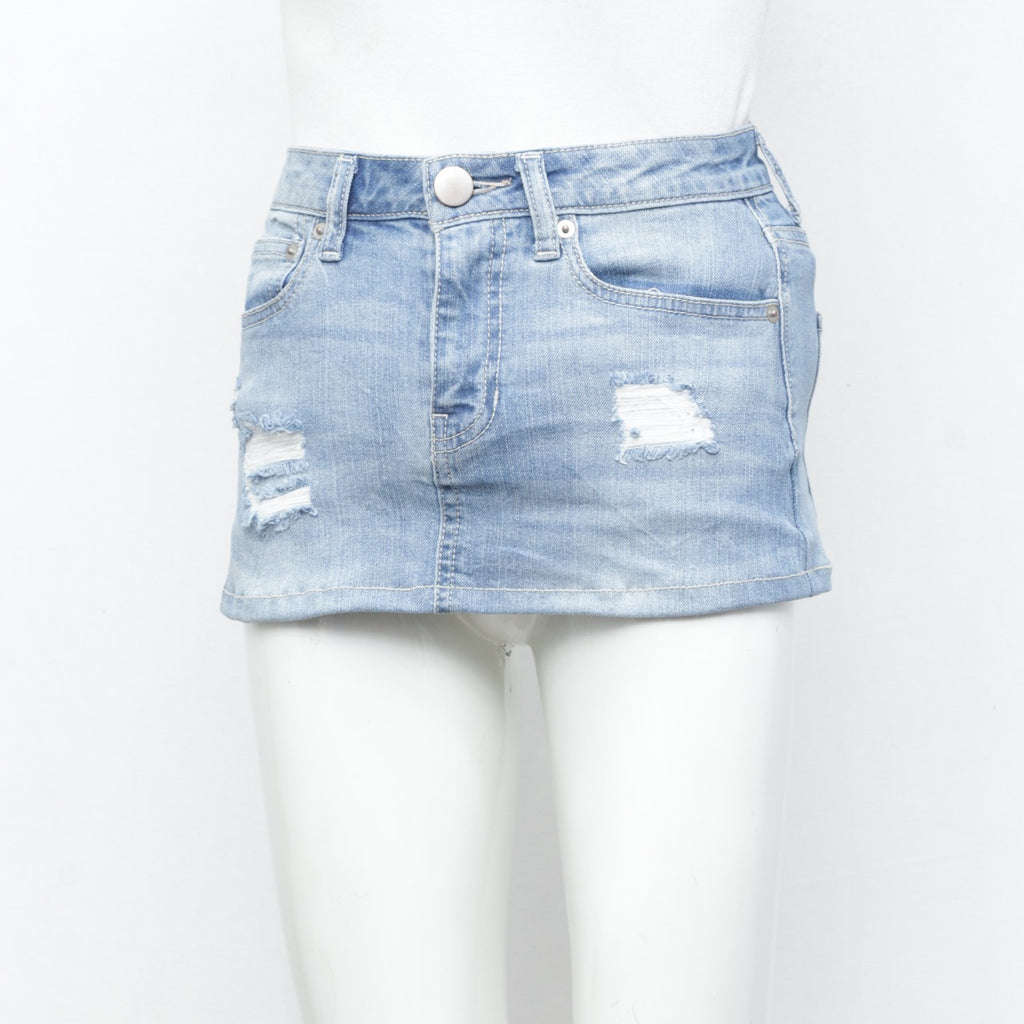 CR3207 Reworked Denim Skirt