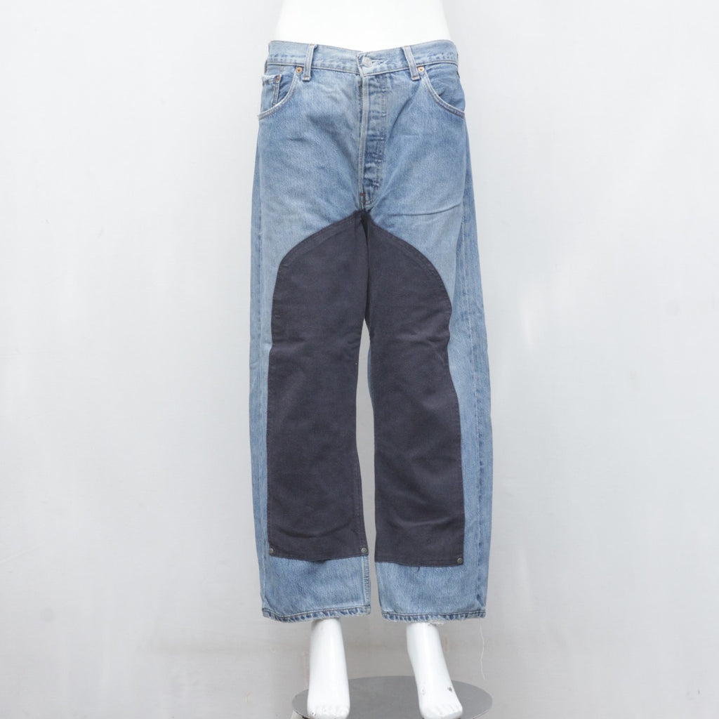 Reworked Levi's 501 Double Knee Style Pants