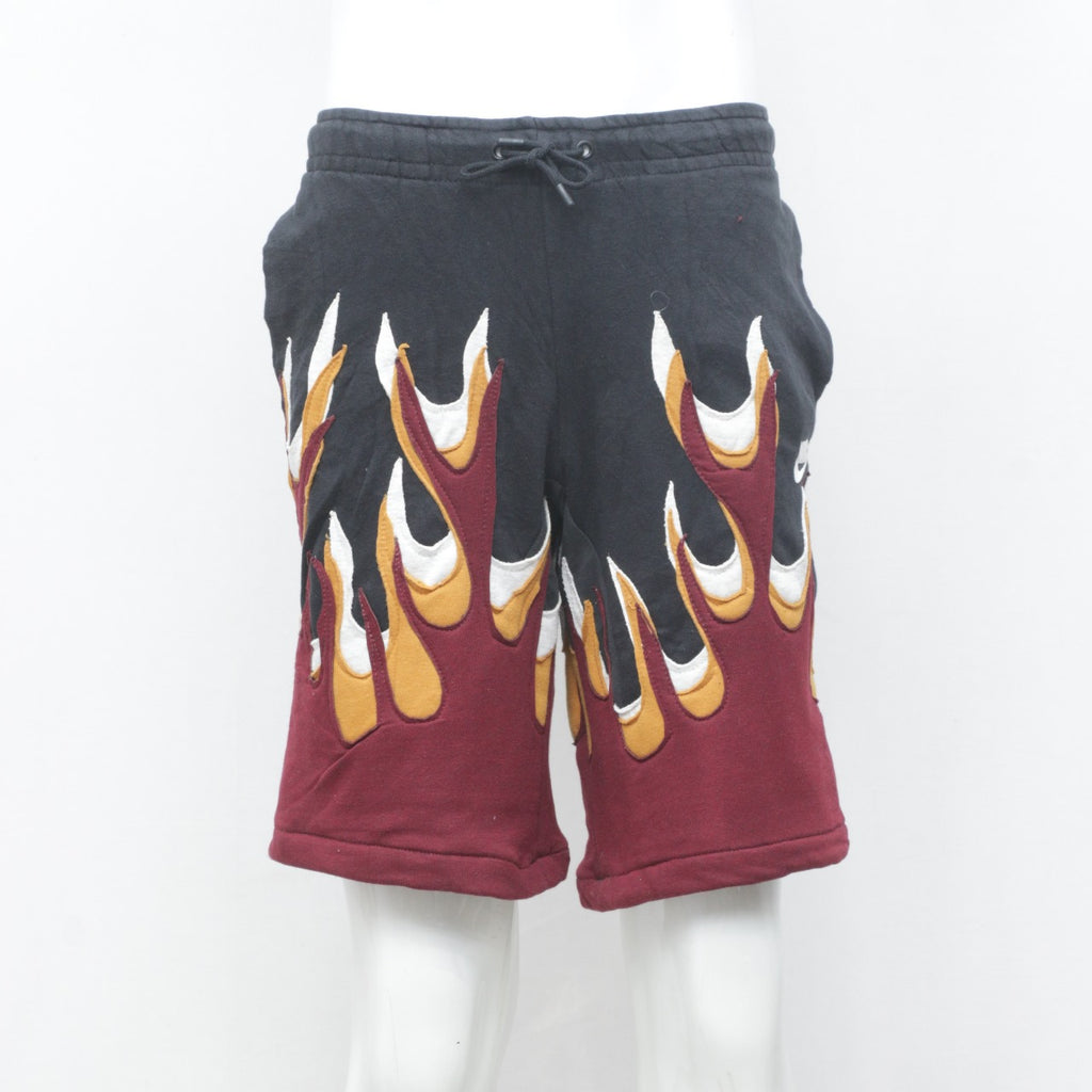 Reworked Mix Brands Flame Shorts