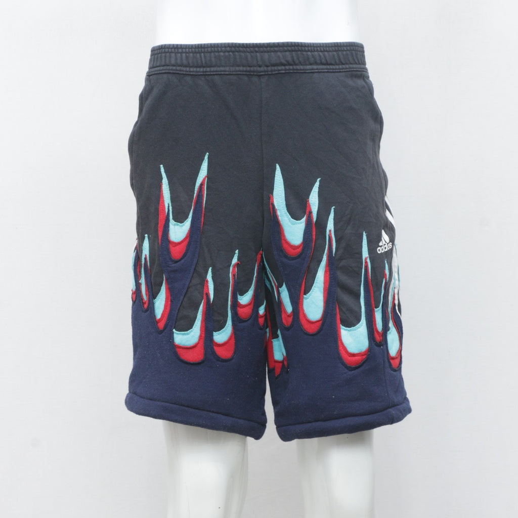 Reworked Mix Brands Flame Shorts