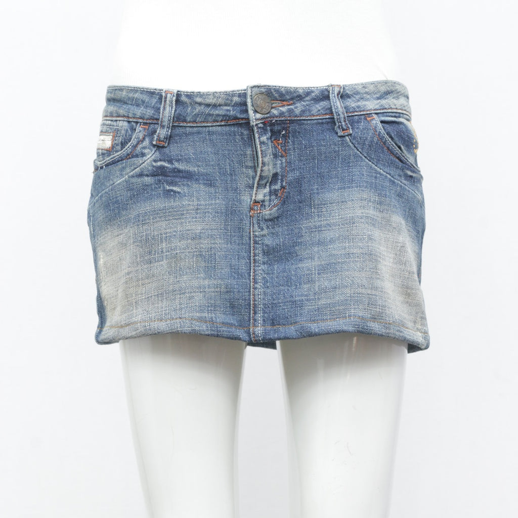 Reworked Mini Denim Skirts