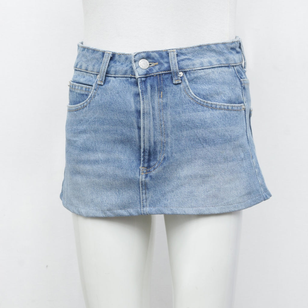 CR3411 Upcycled Mini Denim Skirts