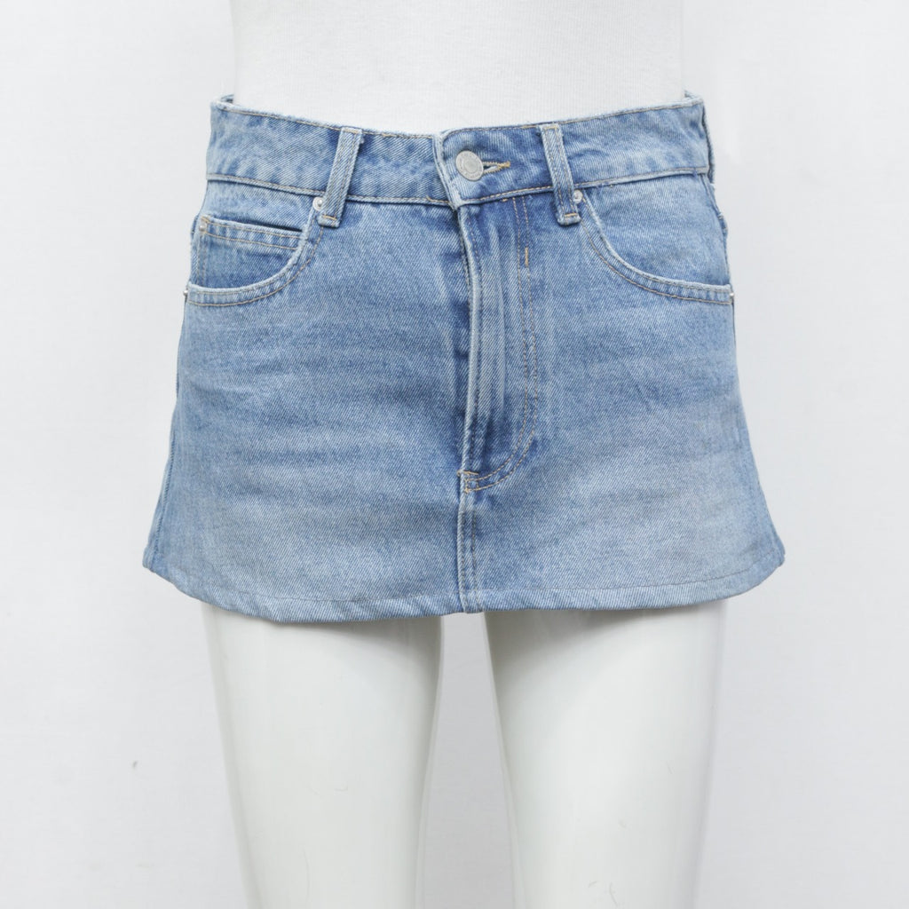 Reworked Mini Denim Skirts