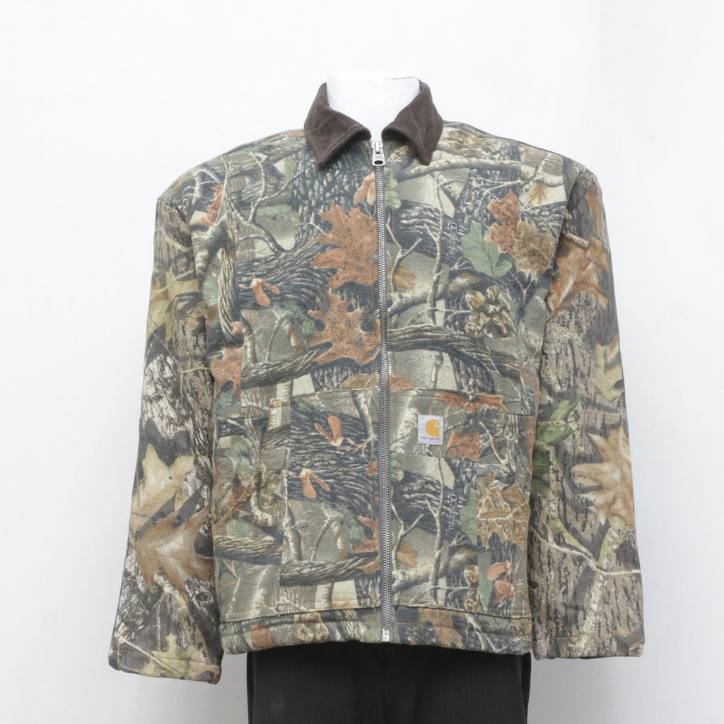 Reworked Carhartt Camouflage Zipper Jacket