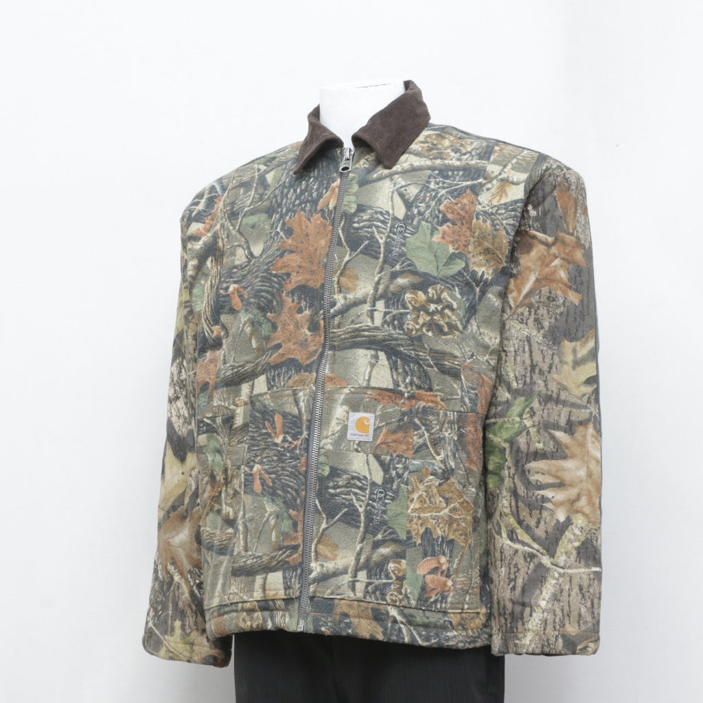 CR3628 Reworked Carhartt Camouflage Zipper Jacket