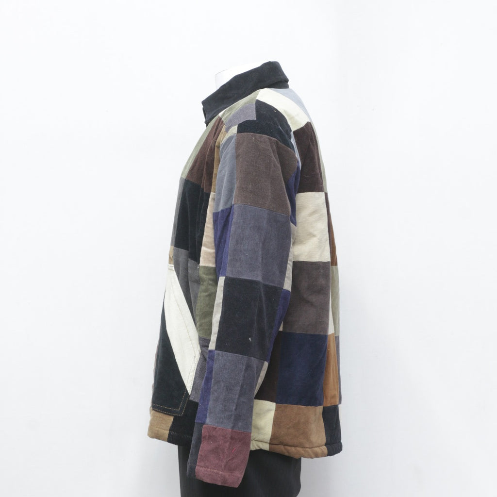 CR3542 Reworked Patchwork Corduroy Jacket