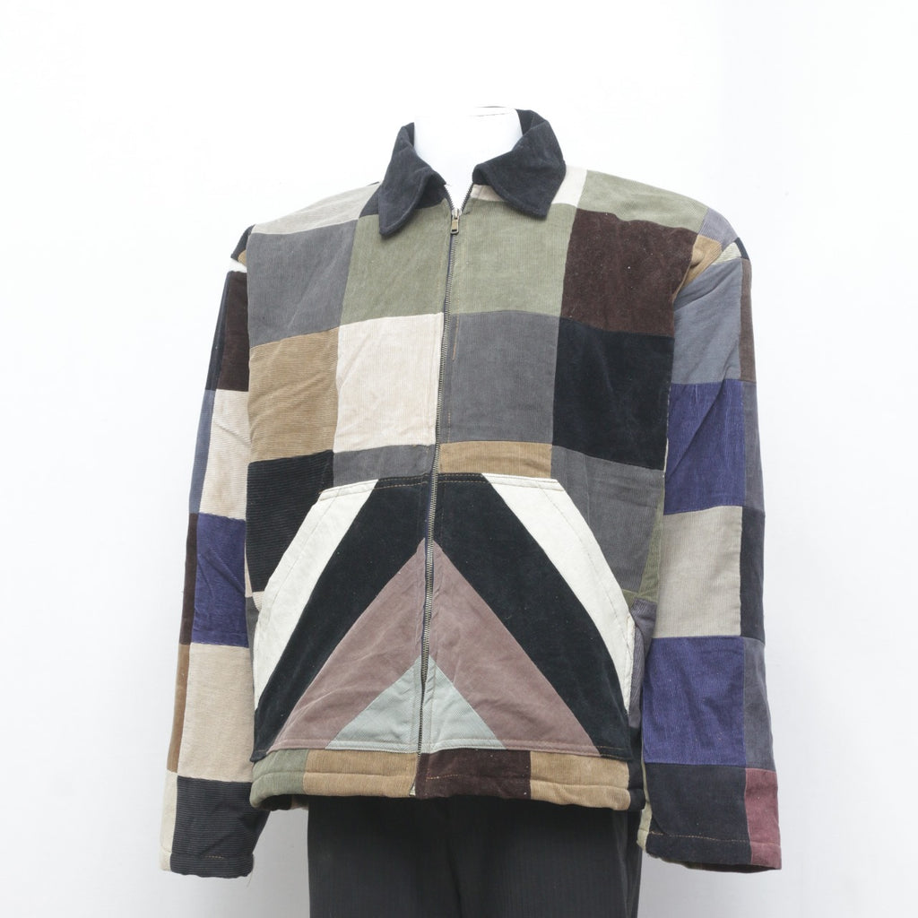 CR3542 Reworked Patchwork Corduroy Jacket