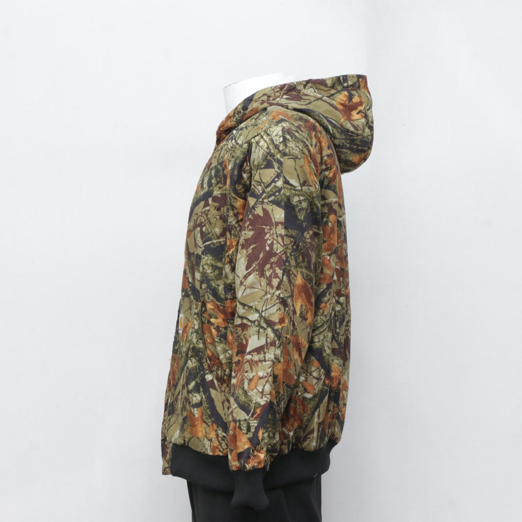 CR3627 Reworked Carhartt Camouflage Zipper Hoodies