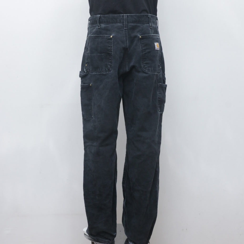 パンツ 80s Carhartt double knee work pants VTG 80s Carhartt Double Knee Brown Canvas WIP Workwear Pants