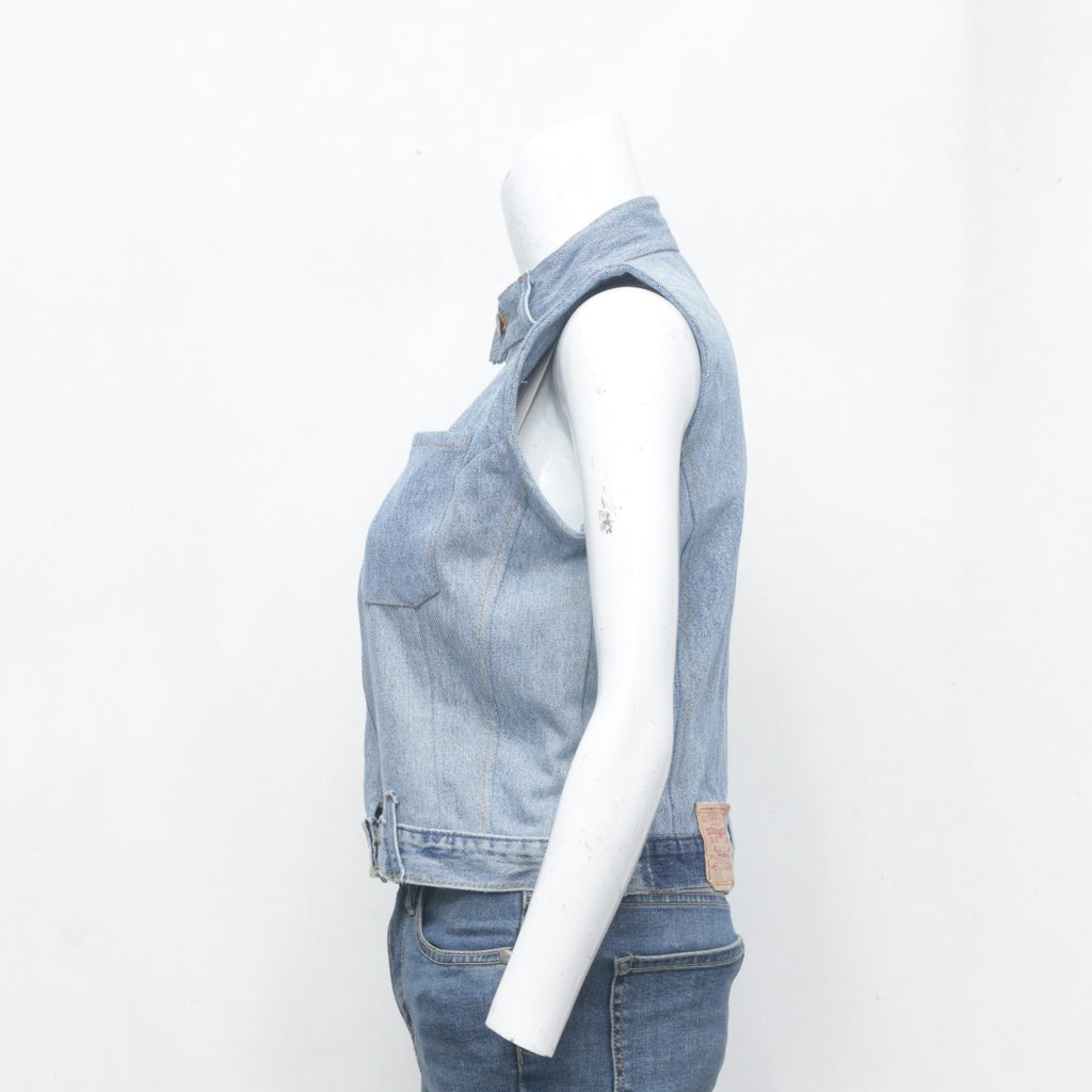 CR3746 Reworked Mix Brand Denim Vest