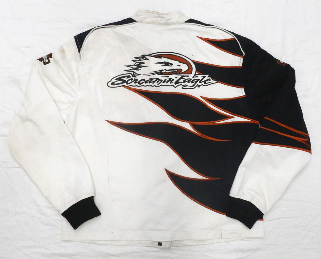 Harley-Davidson Racing Screamin’ Eagle Cotton Jacket – Black, White & Orange