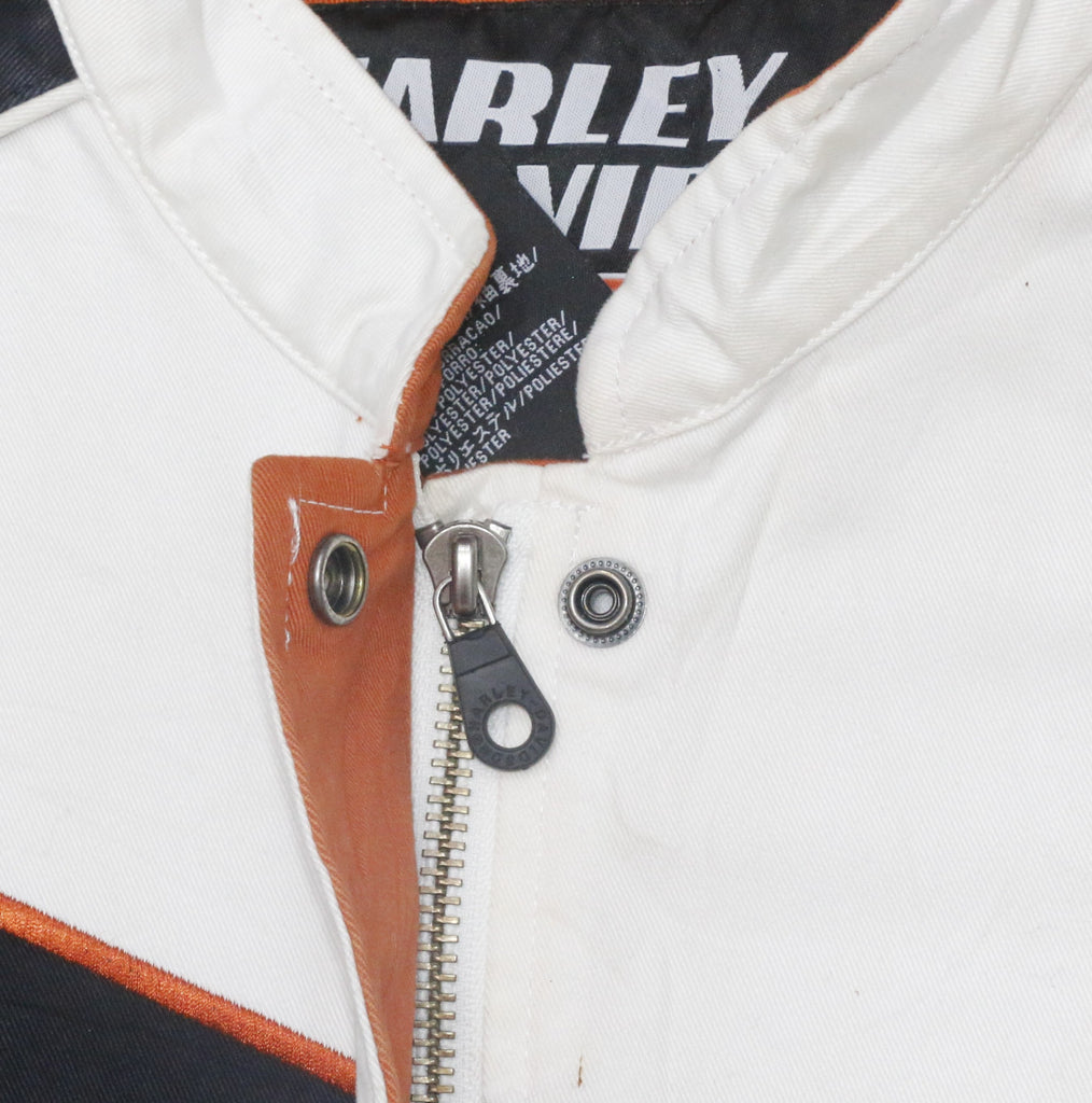 Harley-Davidson Racing Screamin’ Eagle Cotton Jacket – Black, White & Orange
