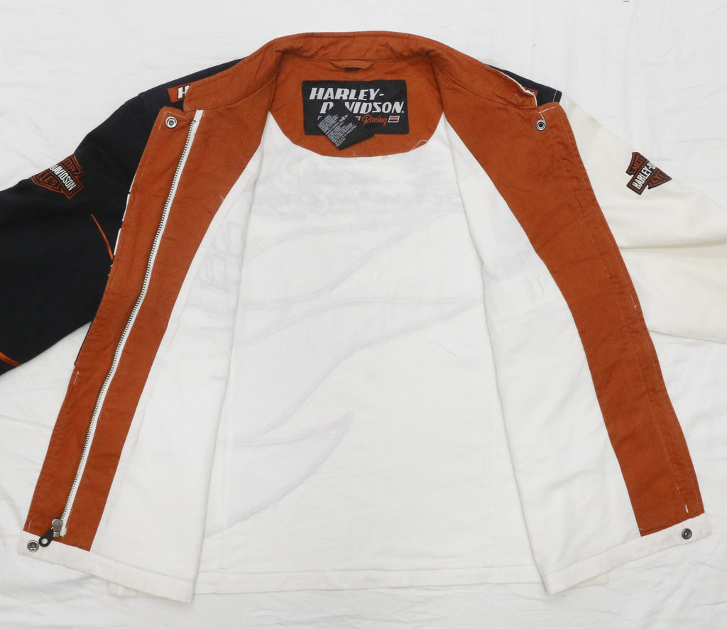 Harley-Davidson Racing Screamin’ Eagle Cotton Jacket – Black, White & Orange