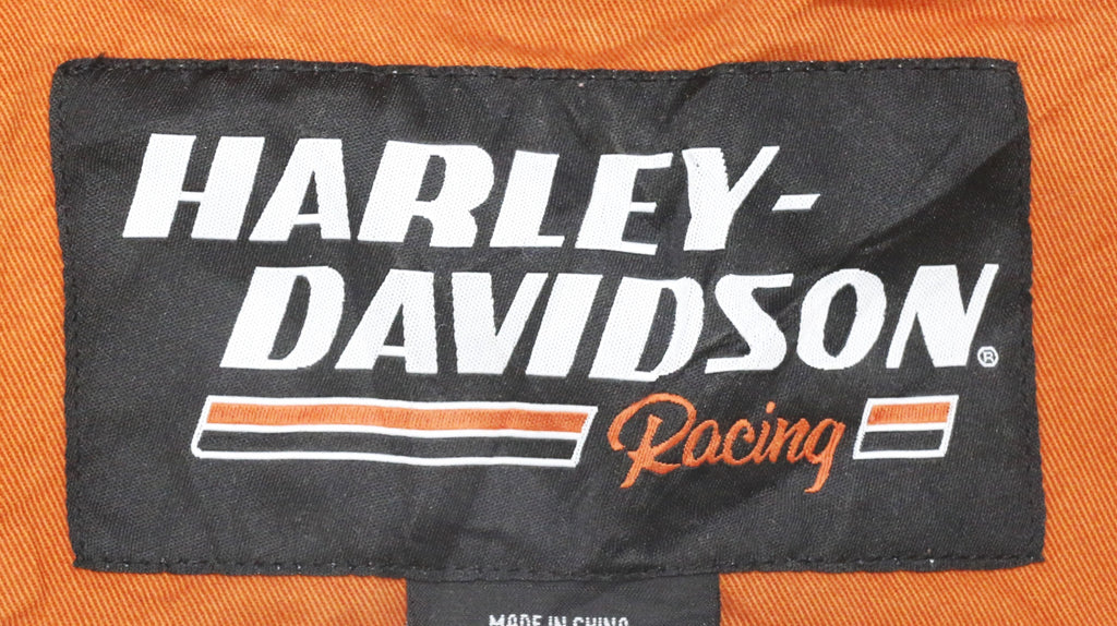 Harley-Davidson Racing Screamin’ Eagle Cotton Jacket – Black, White & Orange