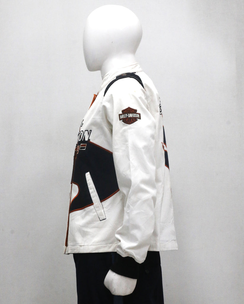 Harley-Davidson Racing Screamin’ Eagle Cotton Jacket – Black, White & Orange