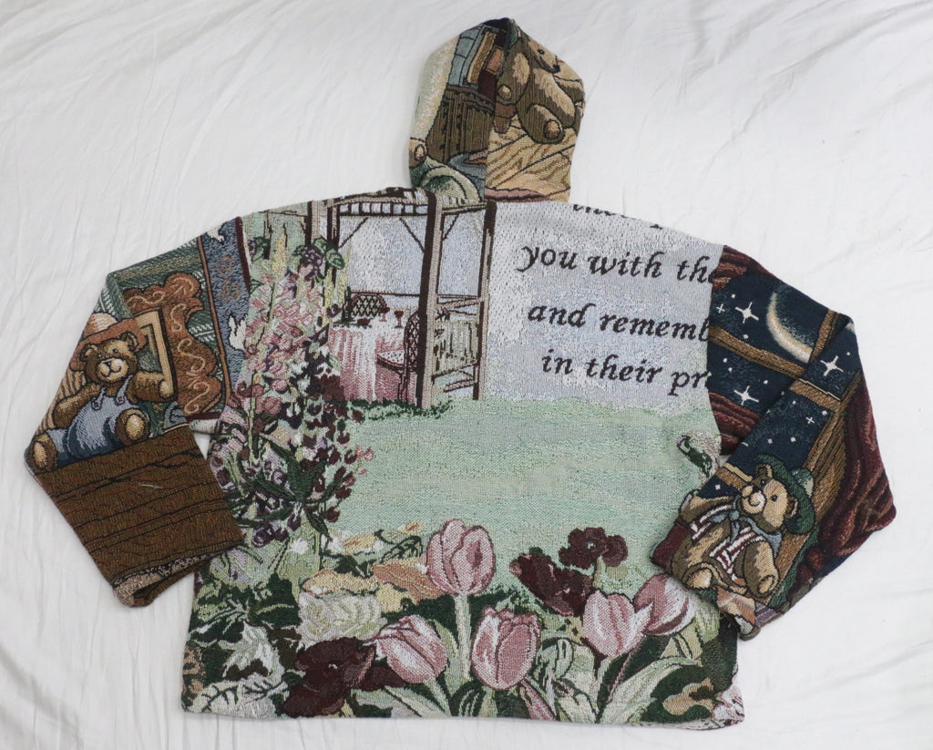 Custom Handpick Nicole Banes, Upcycled Tapestry Hoodies - 60 Pieces