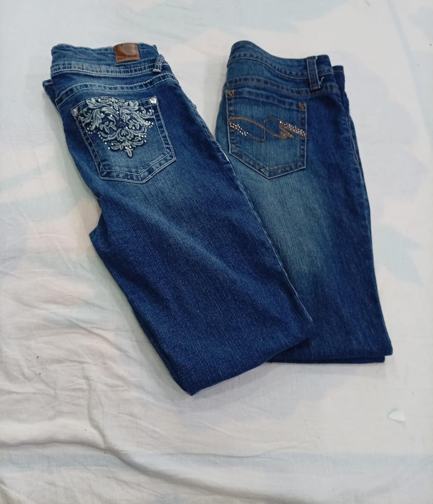 CR11370 Y2K Flare Jeans