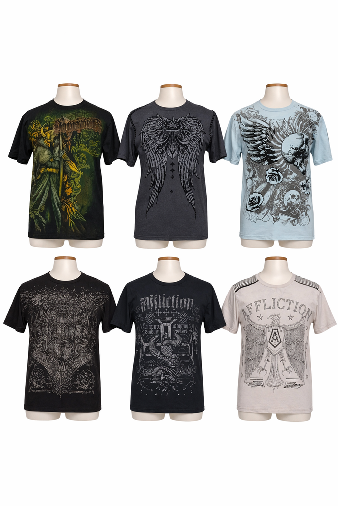 CR7168 Vintage Skull T-Shirt