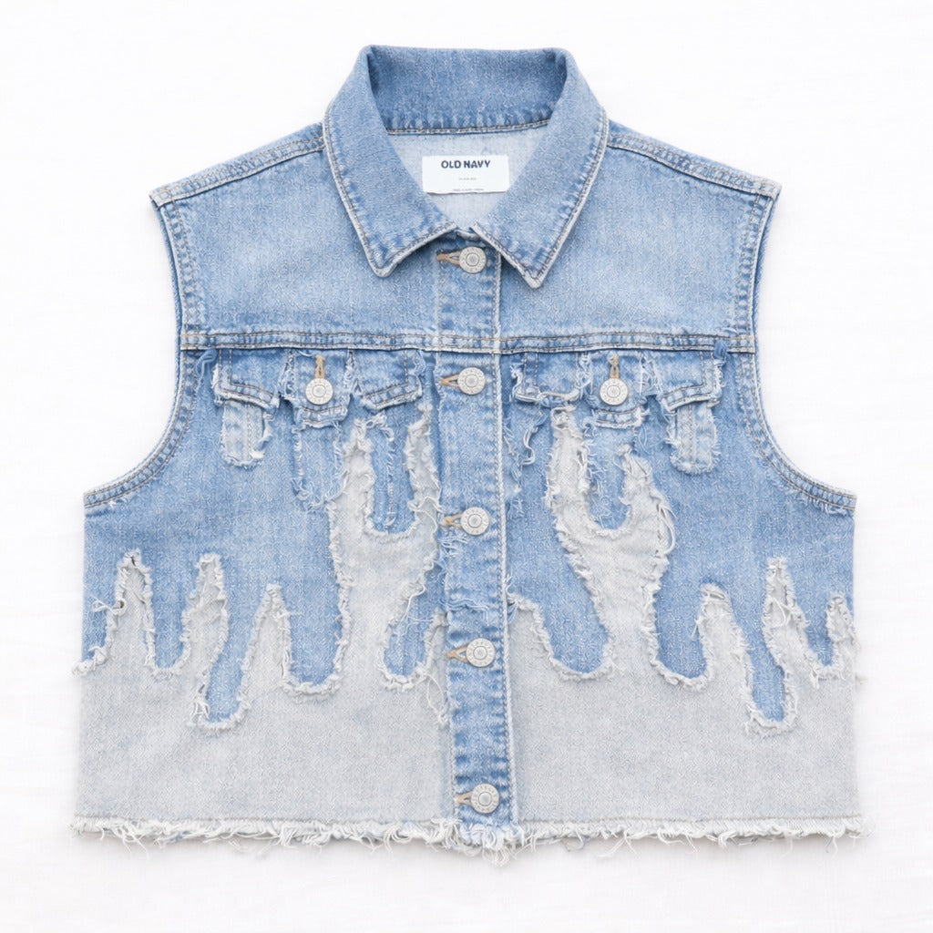 CR42 Upcycled Cropped Vest