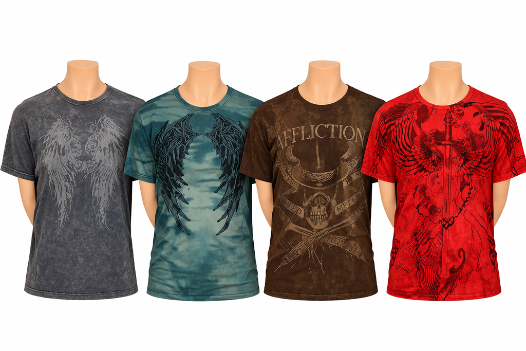 CR7333 Vintage Skull T-Shirts