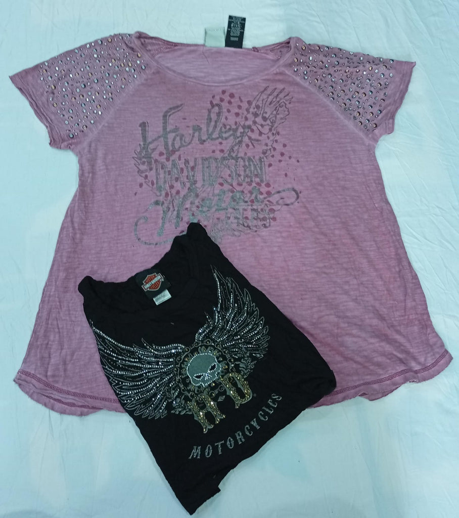 CR12455 Vintage Harley Baby Tees