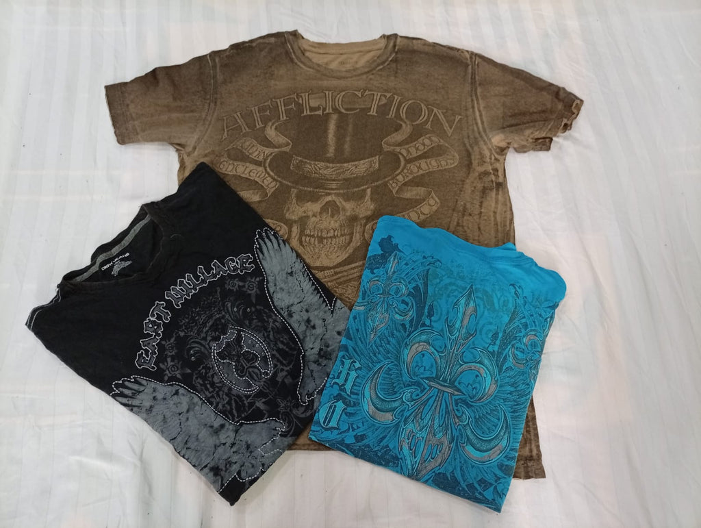 CR12217 Vintage Skull T-Shirts