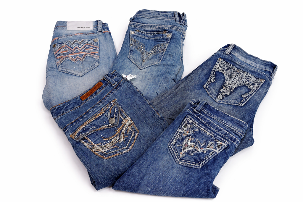 CR7215 Y2K Flare Jeans