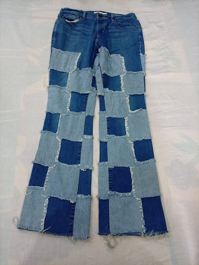 CR13182 Upcycled Mix Style Jeans