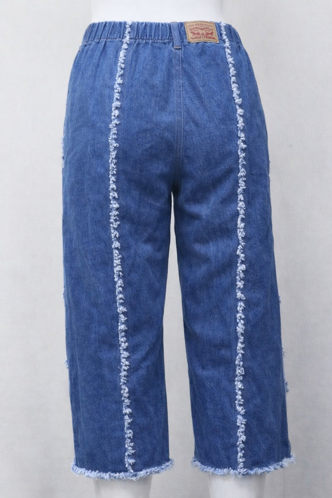 CR1415 Rework Star Patch Denim Pants