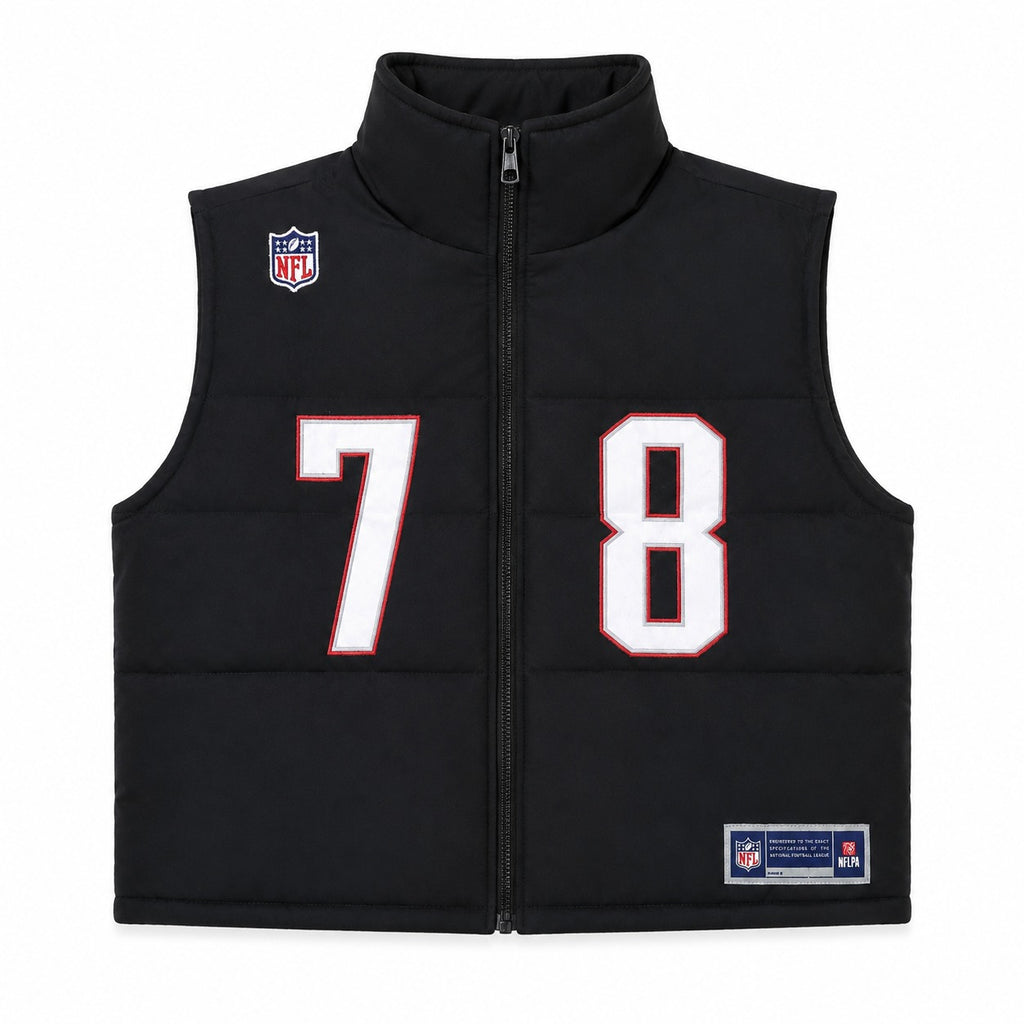 CR2200 UPCYCLED JERSEY PUFFER CROP VEST