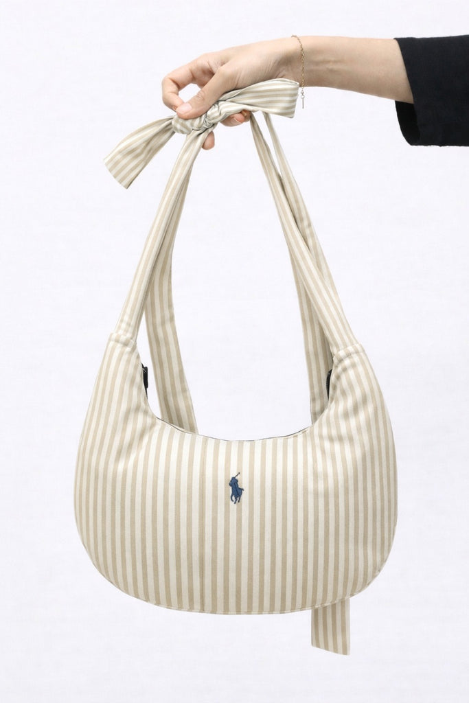 CR1238 Upcycled Tie-Strap Shoulder Bag