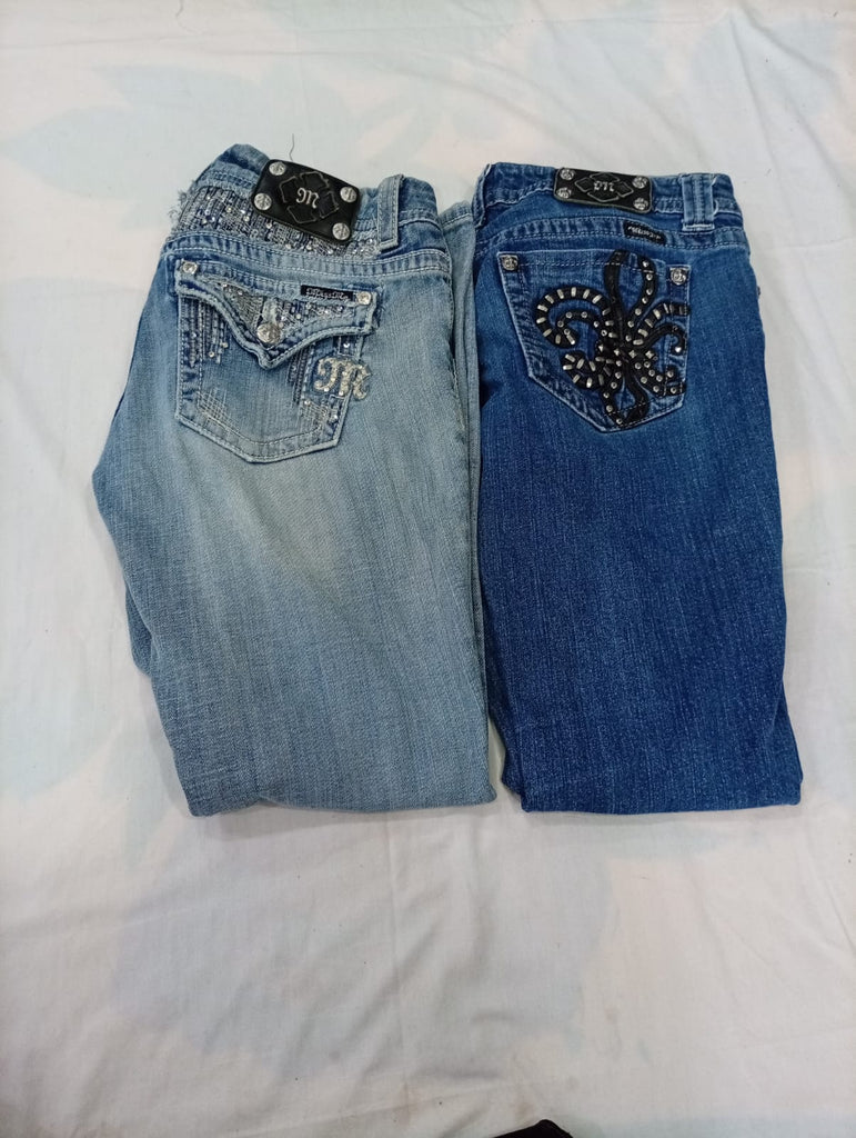 CR12143 Vintage Miss Me Flare and Straight Jeans