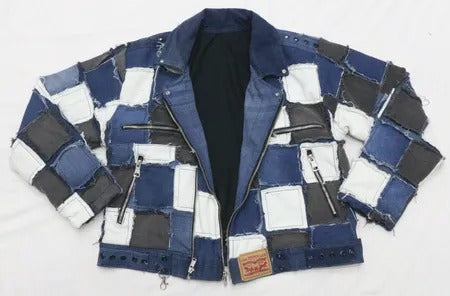 CR1458 Upcycled Denim Jacket