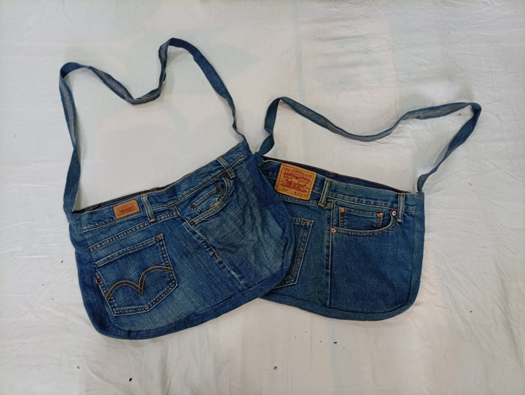 CR12639 Upcycled Levi’s Bags