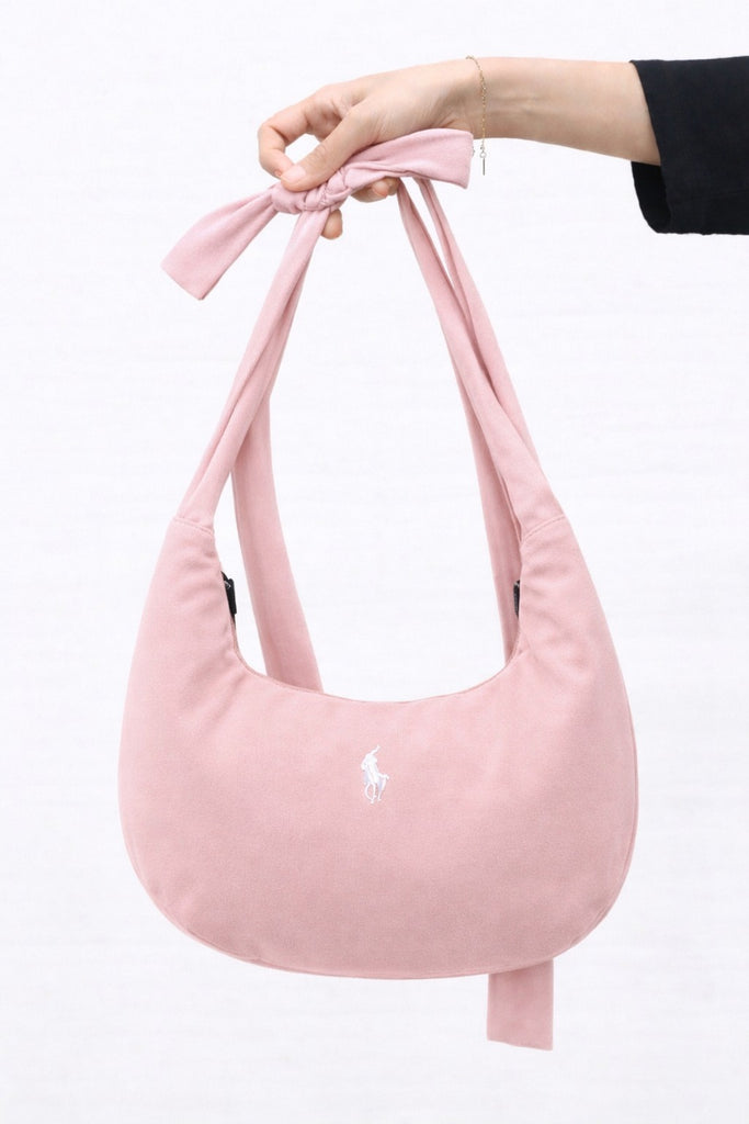 CR1238 Upcycled Tie-Strap Shoulder Bag