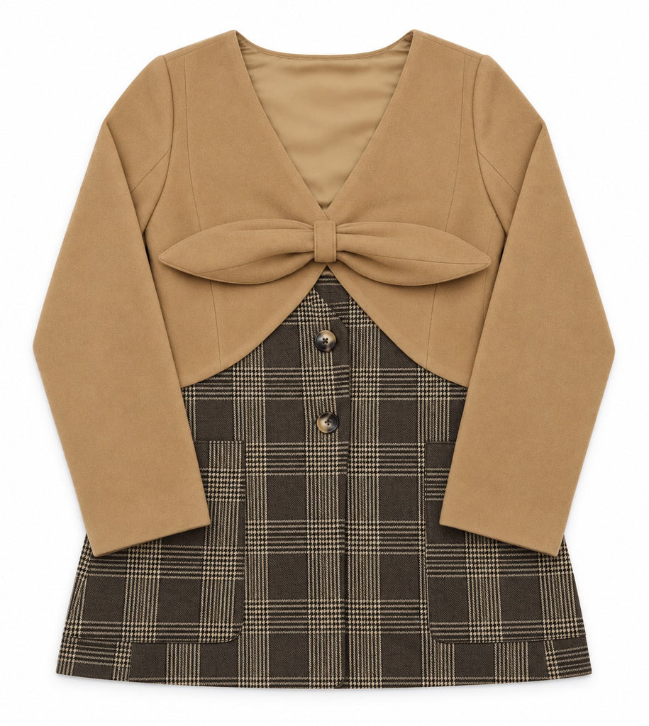 CR2294 Upcycled Casual Long Sleeve Printed Blouses