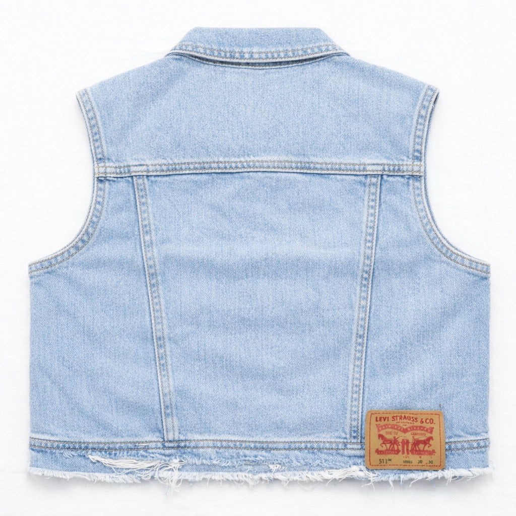 CR42 Upcycled Cropped Vest