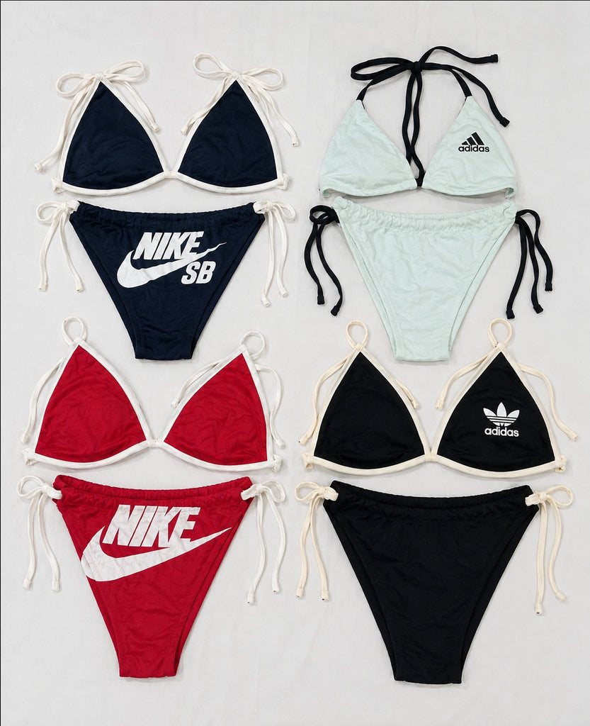 CR9820 Upcycled Mix Branded Bikinis