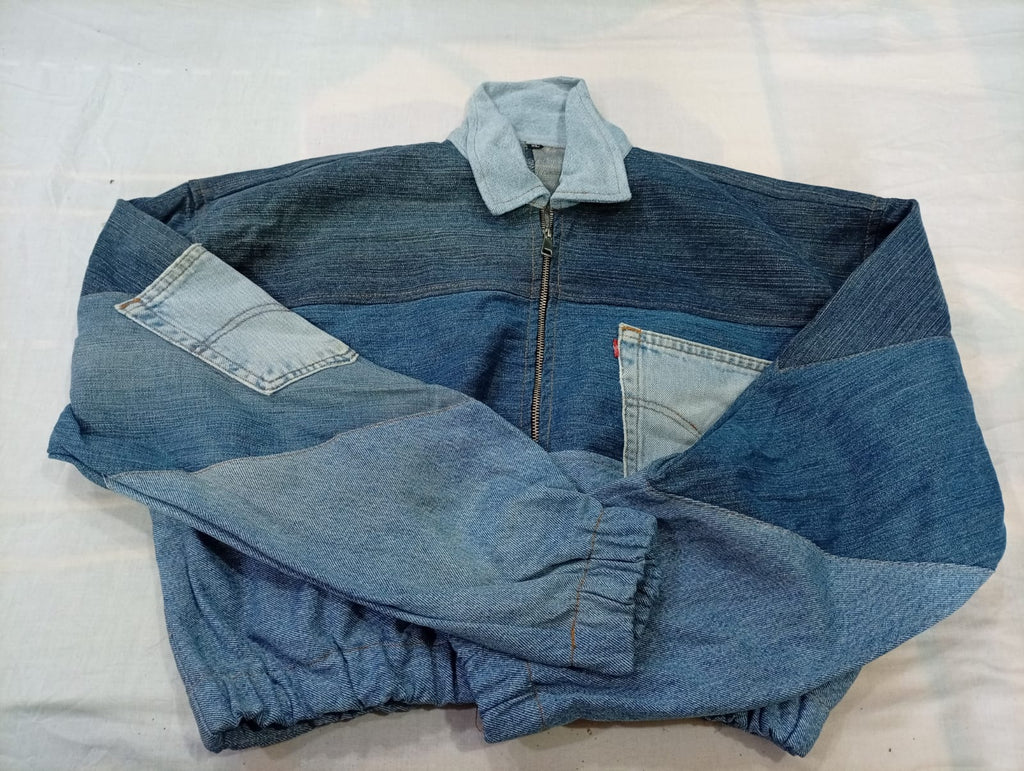 CR13165 Upcycled Levi's Crops Jackets