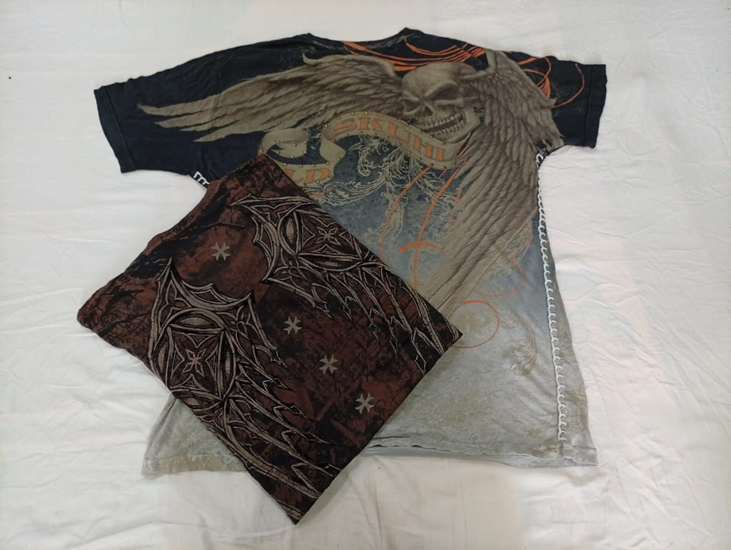 CR12653 Vintage Skull T-Shirts