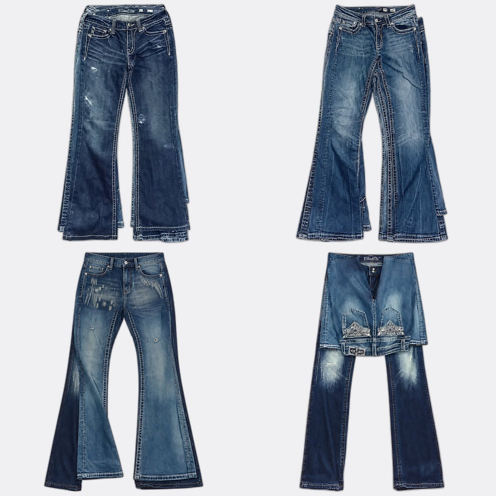 CR12987 Vintage Miss Me Flare Jeans