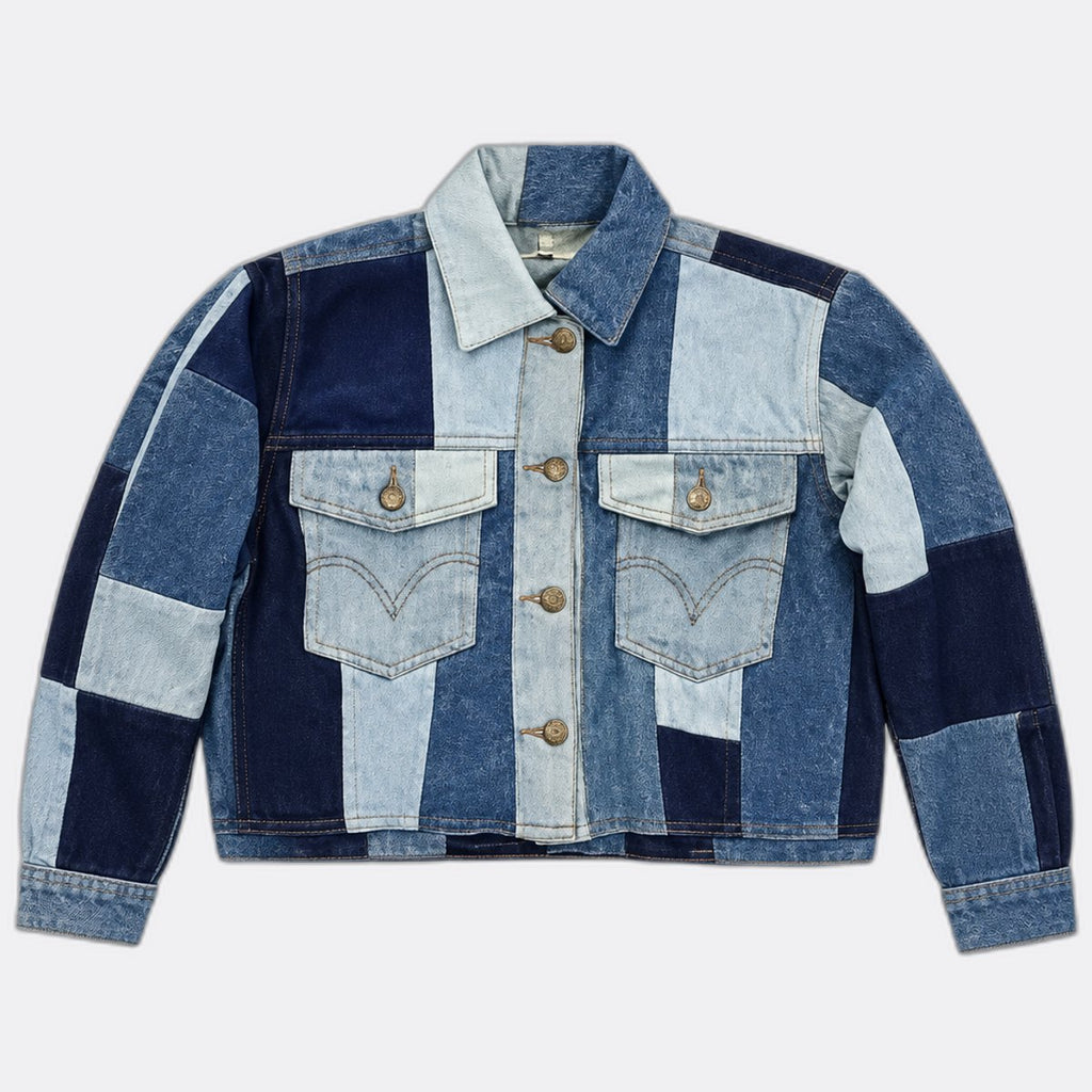 CR12887 Rework Levi's Crop Demin jackets