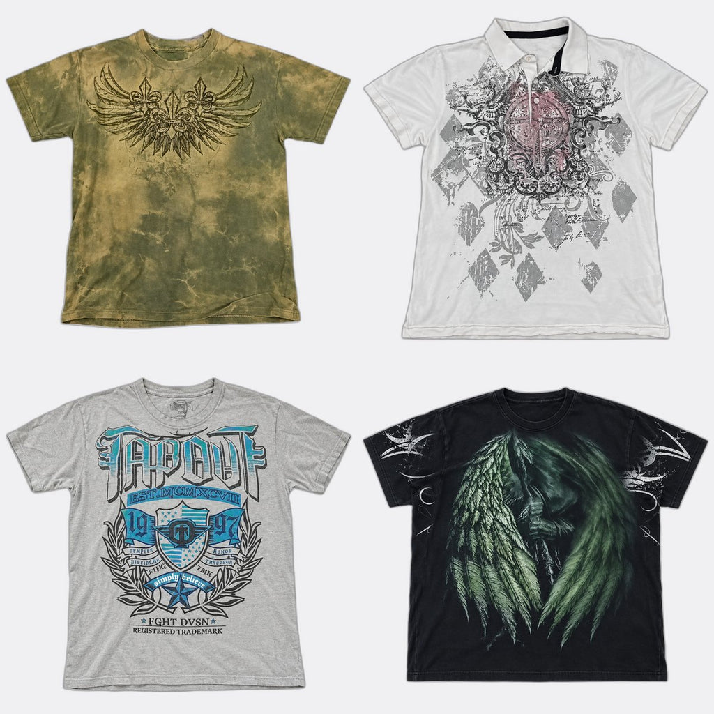 CR12878 Vintage Skull T shirts