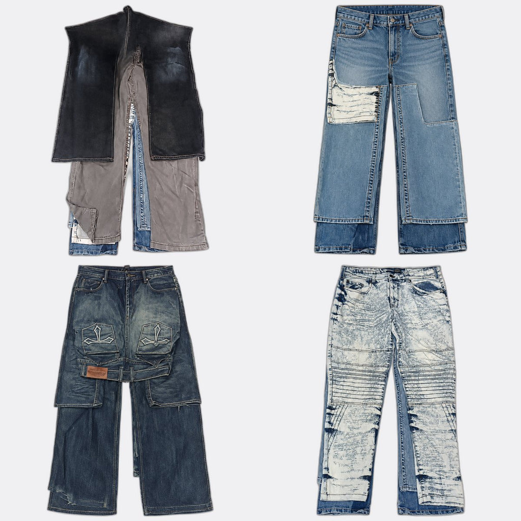 CR13067 Vintage Designer jeans