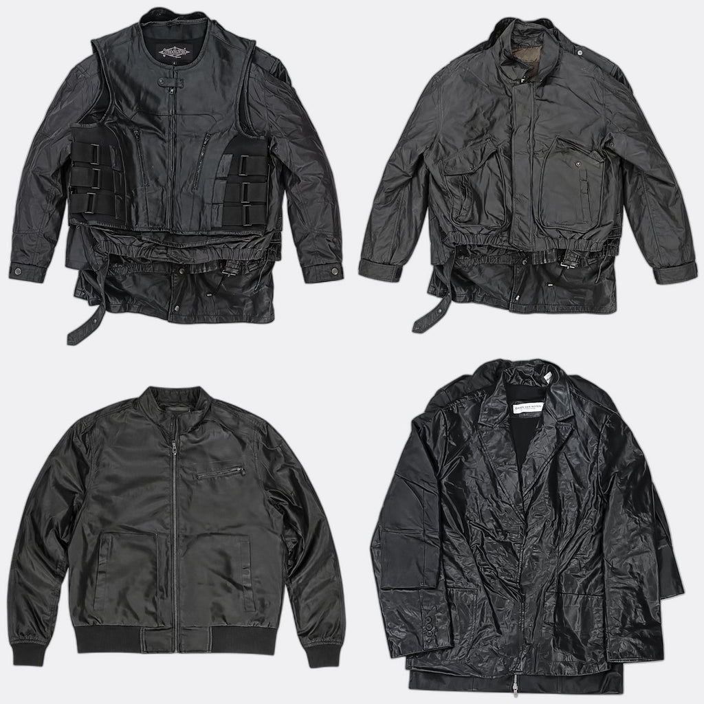 CR13018 Vintage ladies and Men Leather jackets